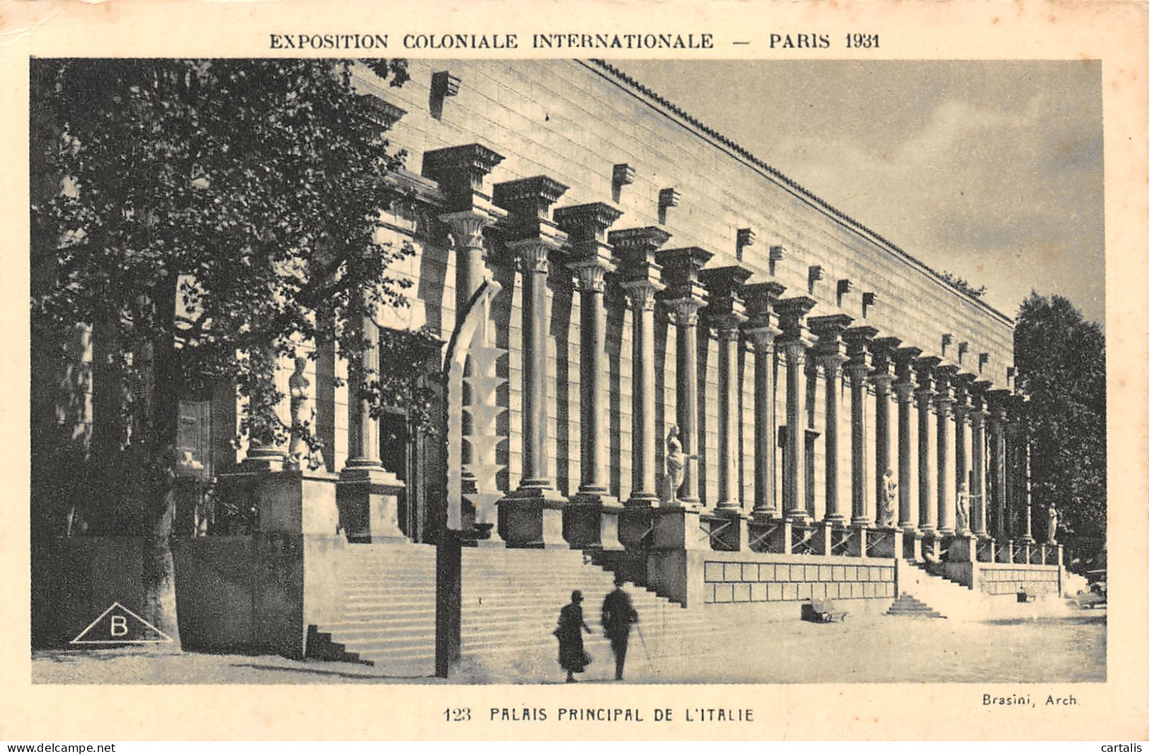 75-PARIS EXPO COLONIALE INTERNATIONALE PALAIS D Italie-N°4226-G/0107 - Expositions