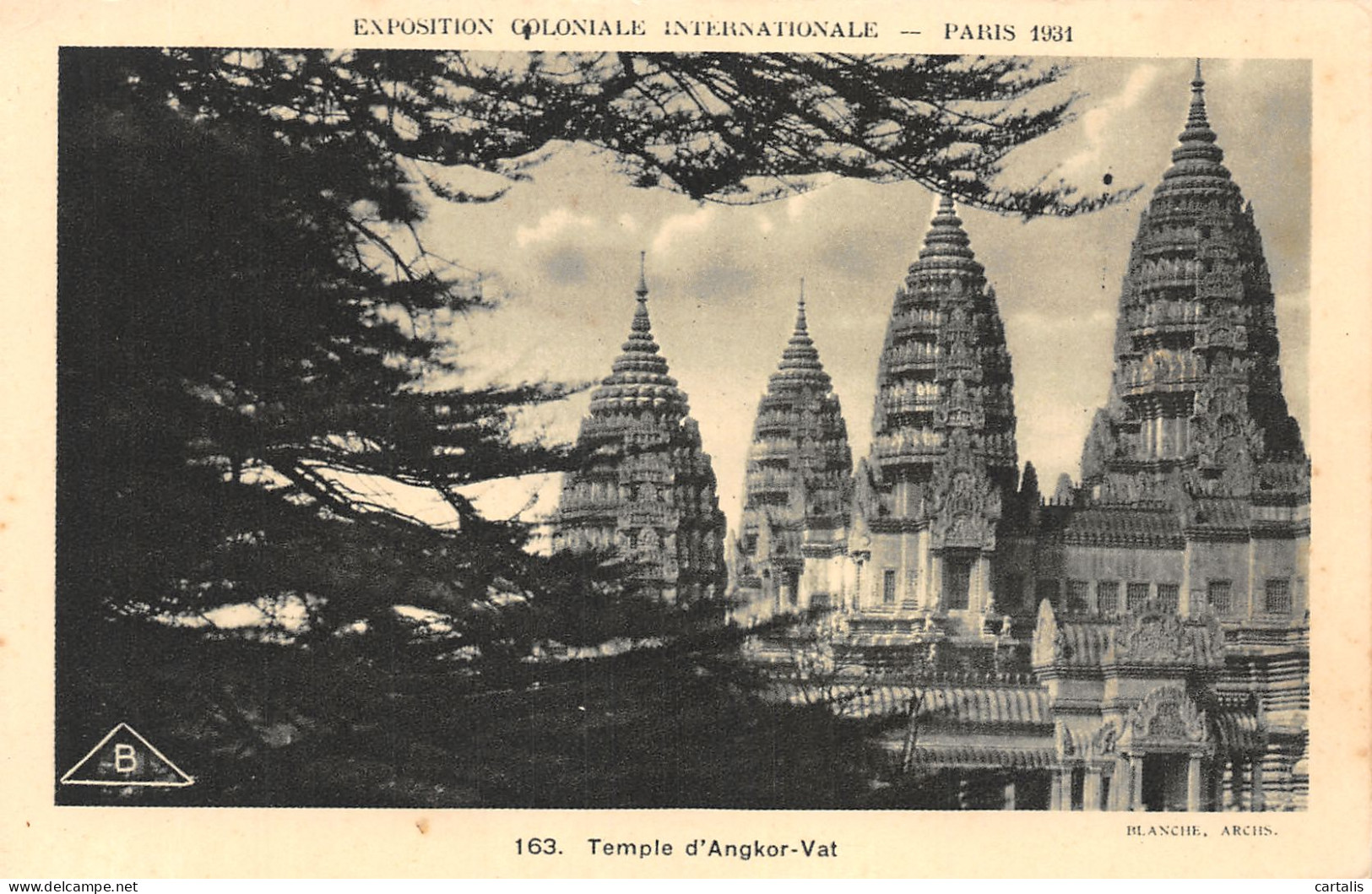 75-PARIS EXPO COLONIALE INTERNATIONALE ANGKOR VAT-N°4226-G/0023 - Expositions