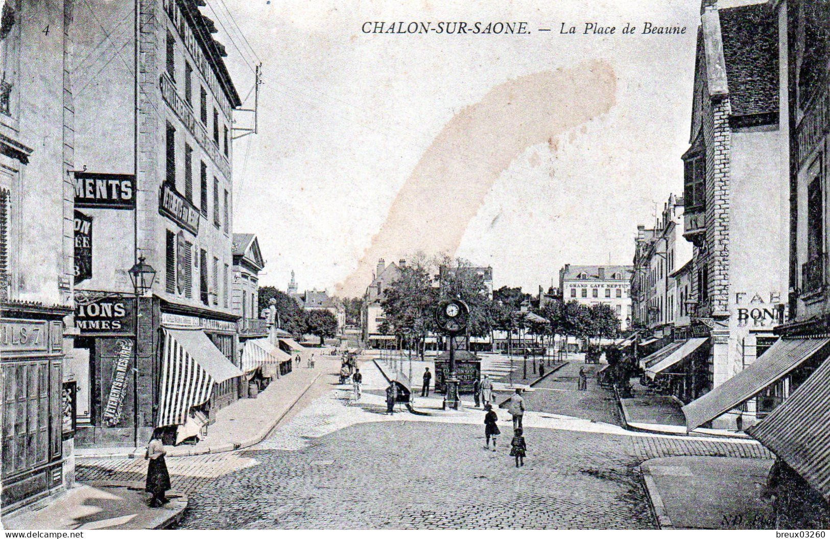 CP- CHALONS Sur SAONE -  La Place De Beaune - - Chalon Sur Saone