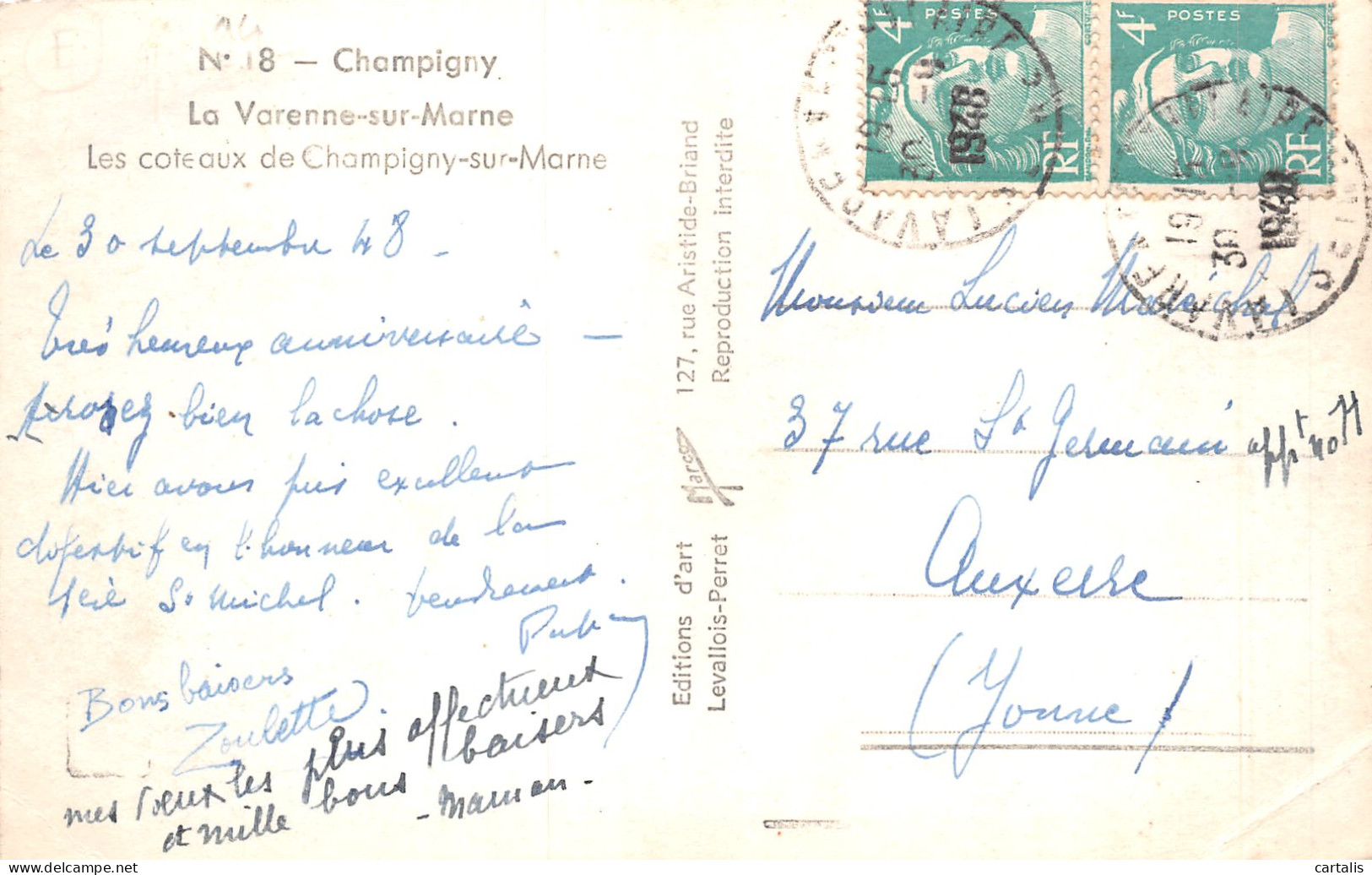 94-CHAMPIGNY-N°4227-A/0369 - Champigny Sur Marne