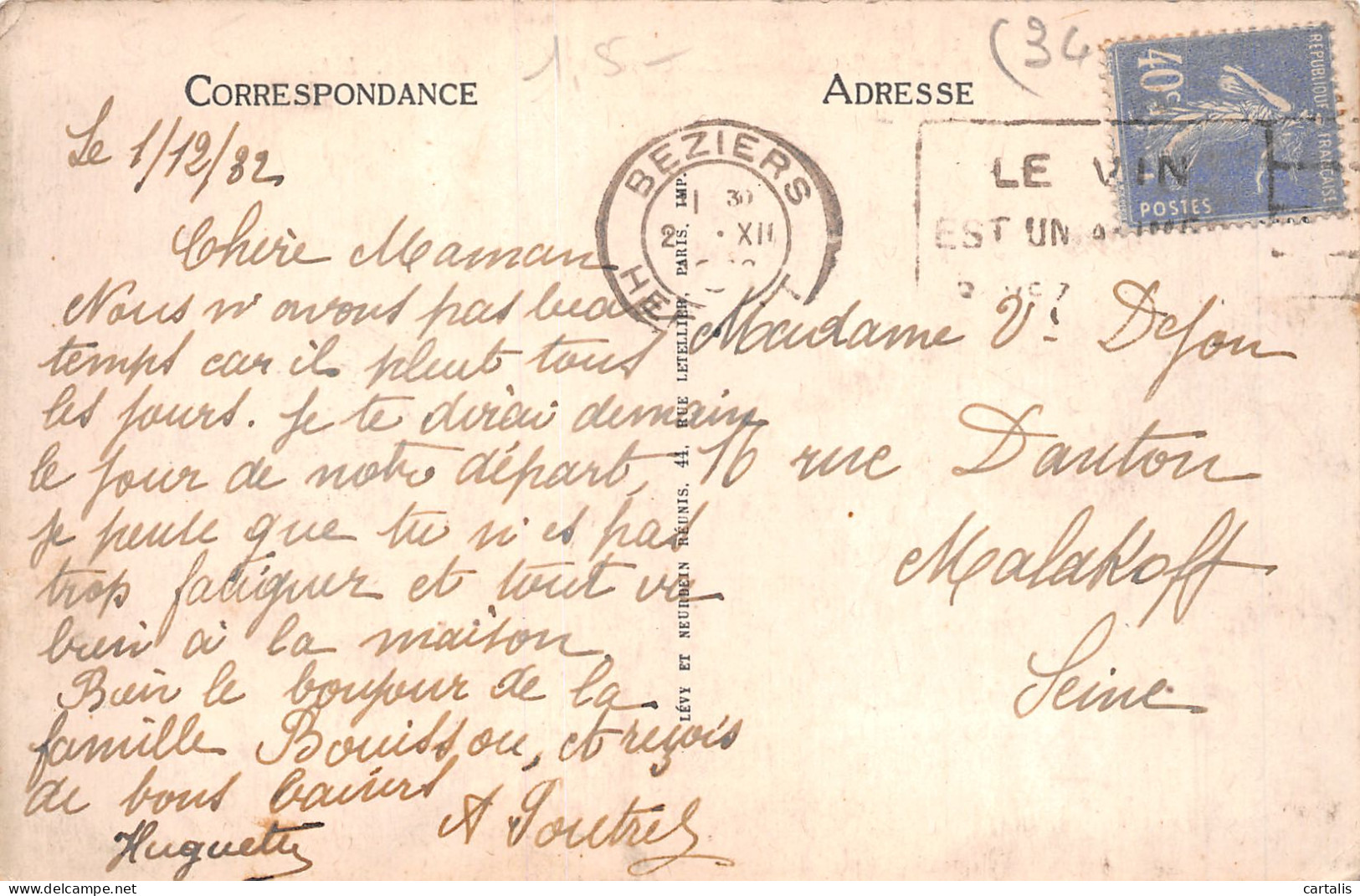 34-BEZIERS-N°4227-A/0141 - Beziers