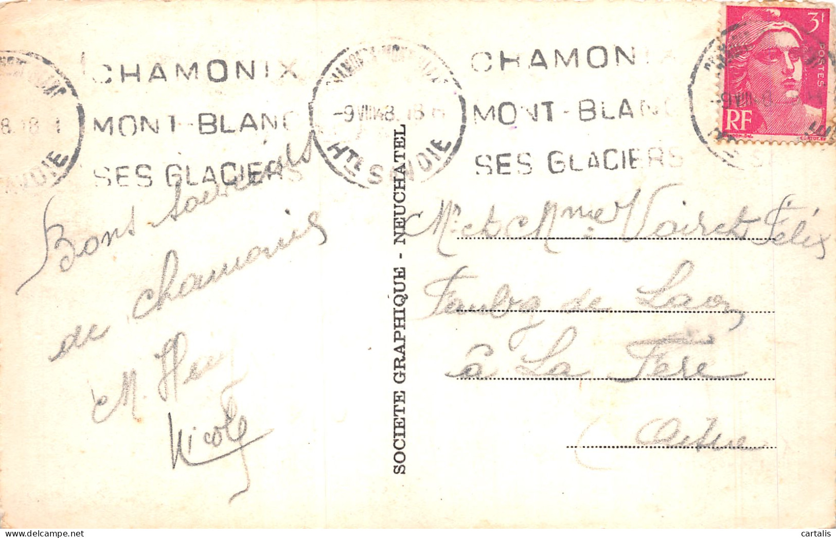 74-CHAMONIX-N°4226-H/0043 - Chamonix-Mont-Blanc