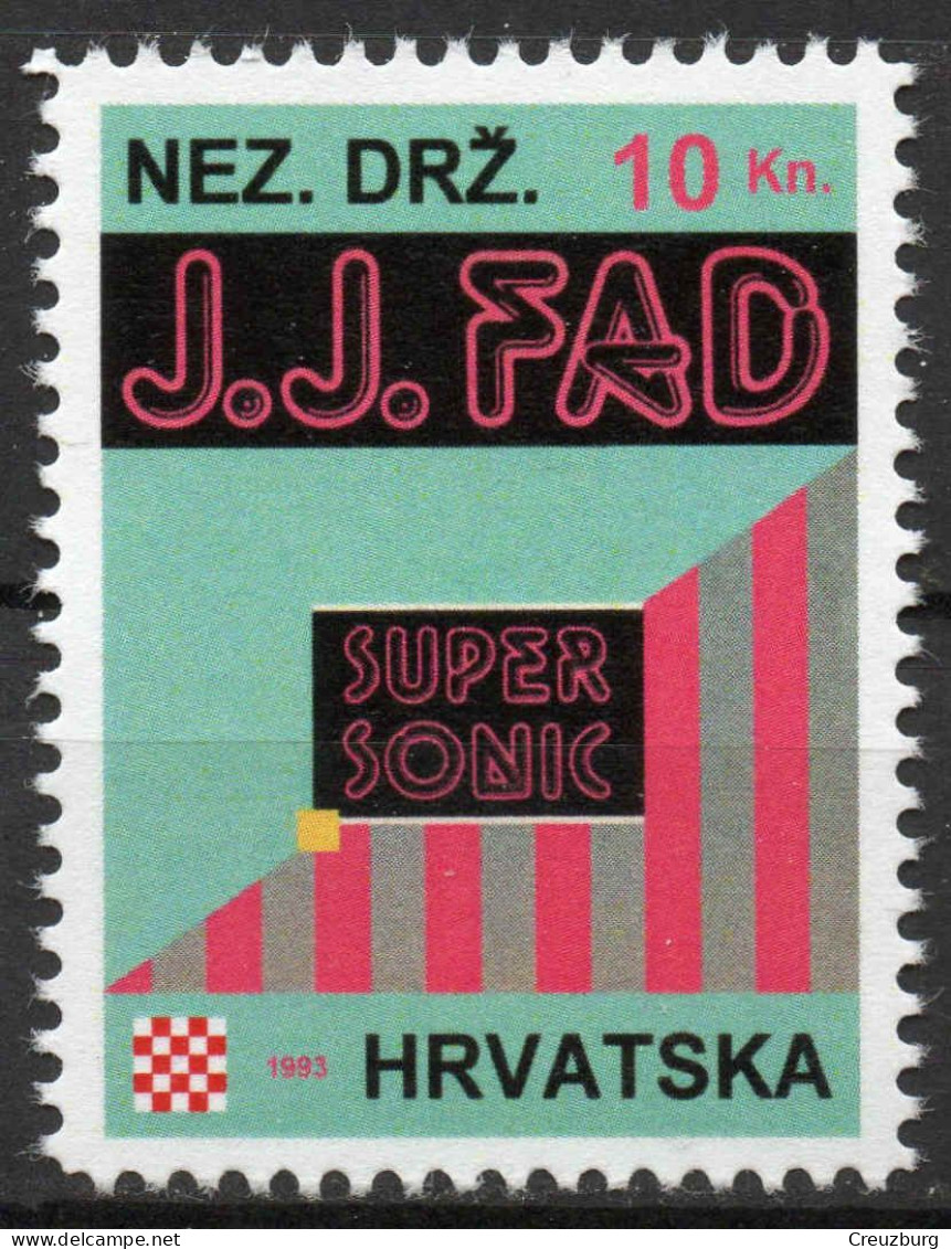 J. J. Fad - Briefmarken Set Aus Kroatien, 16 Marken, 1993. Unabhängiger Staat Kroatien, NDH. - Croatia