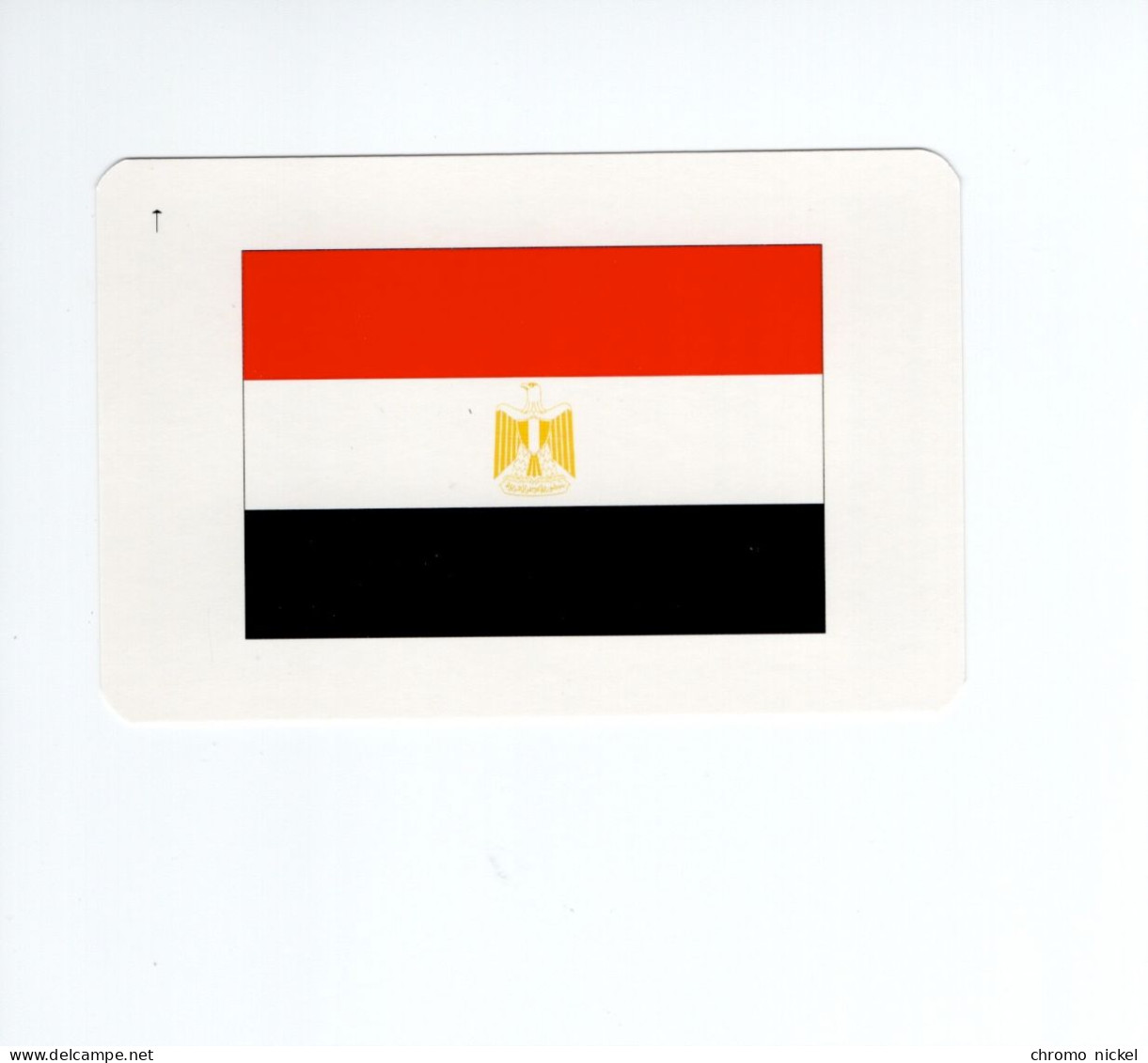 Chromo/carte Plastifiée Moderne  EGYPTE EGYPT Le Caire Cairo Afrique Africa Drapeau Flag Plan Map 90 X 58 Mm RRR TB - Autres & Non Classés