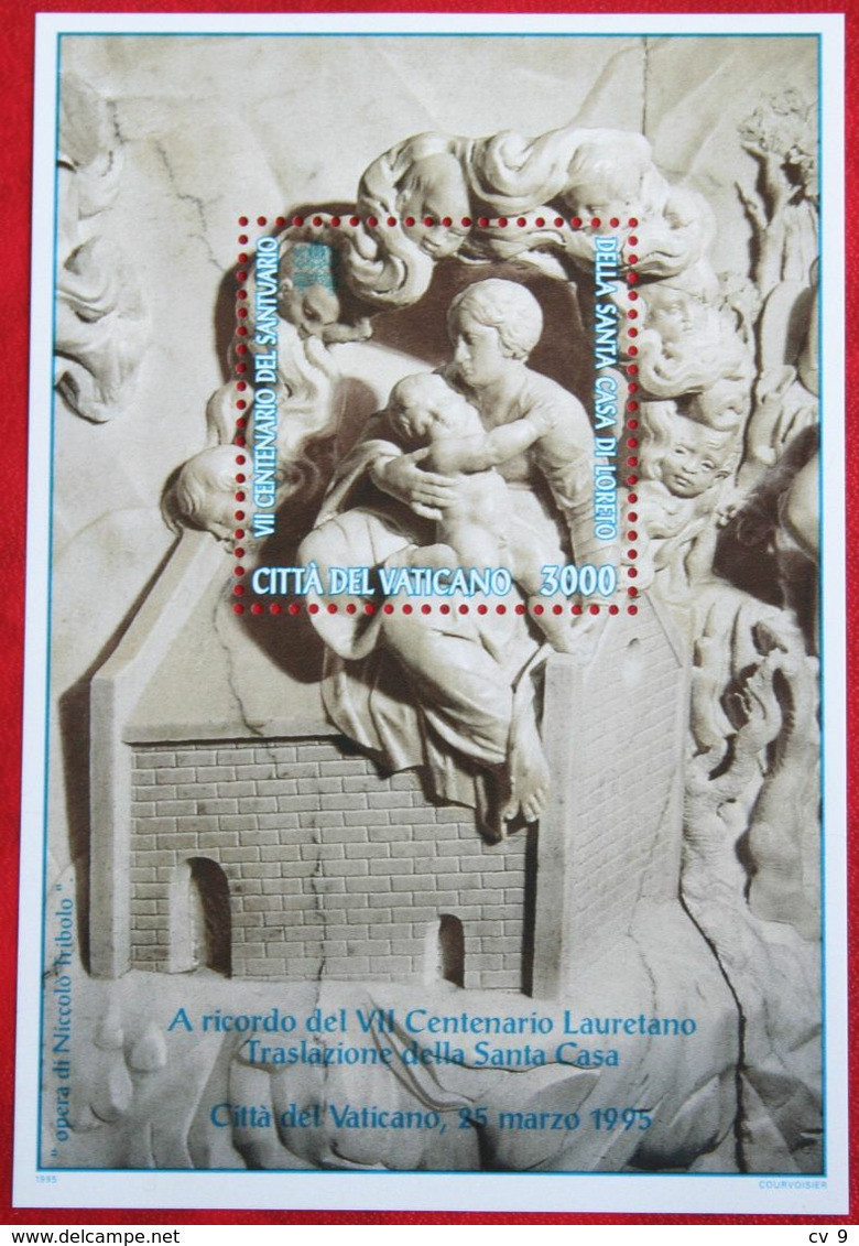 Kunstwerke Aus Der Basilika Von Loreto 1995 Mi 1140 Block 15 Yv BF 15 POSTFRIS / MNH / ** VATICANO VATICAN VATICAAN - Nuevos