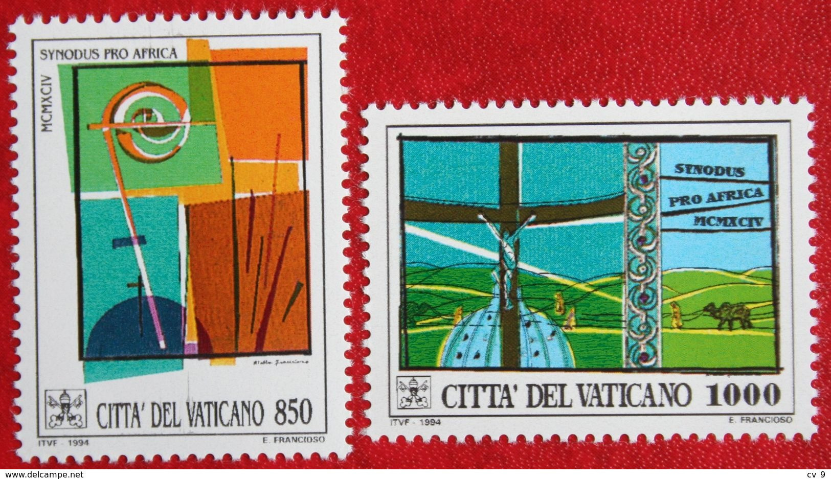 Bischofssynode über Afrikafragen 1994 Mi 1116-1117 Yv 978-979 POSTFRIS / MNH / ** VATICANO VATICAN VATICAAN - Unused Stamps