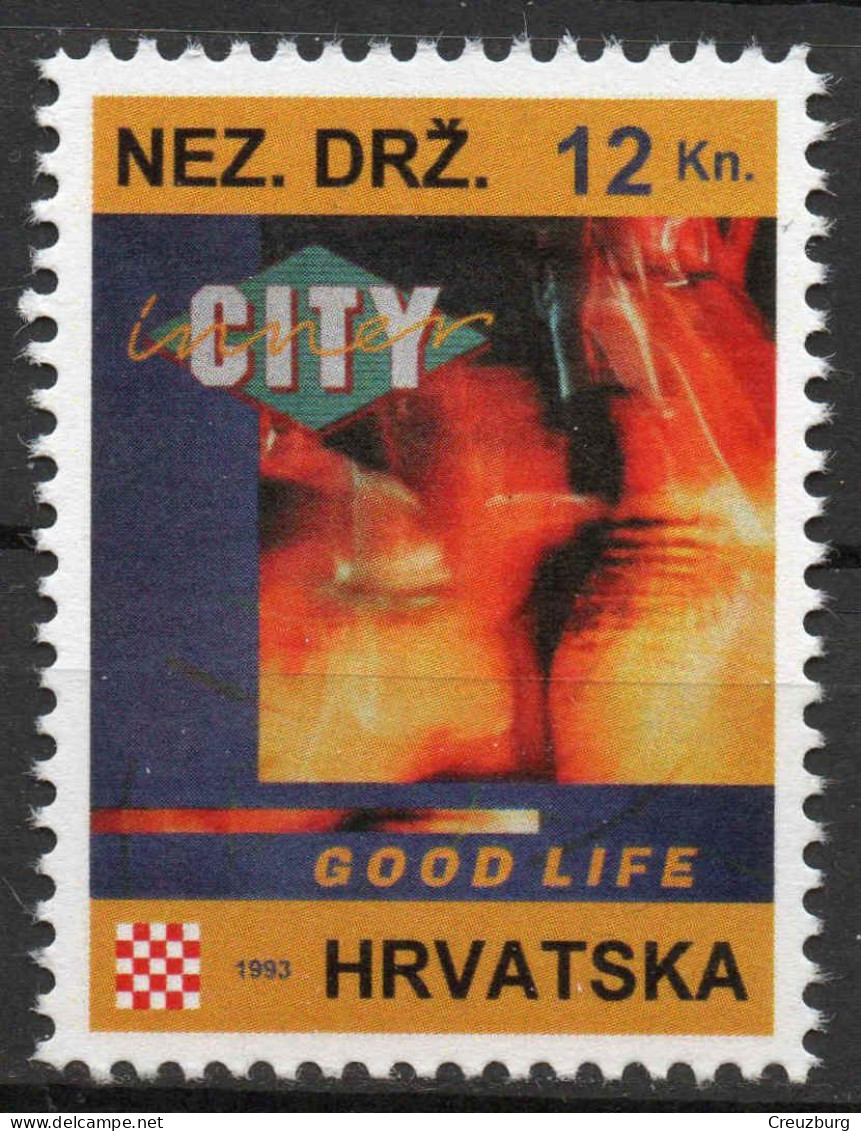 Inner City - Briefmarken Set Aus Kroatien, 16 Marken, 1993. Unabhängiger Staat Kroatien, NDH. - Kroatien