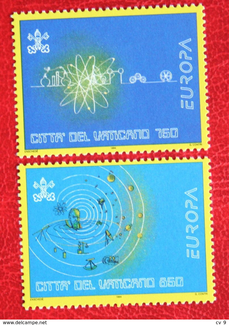 EUROPA CEPT 1994 Mi 1122-1123 Yv 984-985 POSTFRIS / MNH / ** VATICANO VATICAN VATICAAN - Unused Stamps