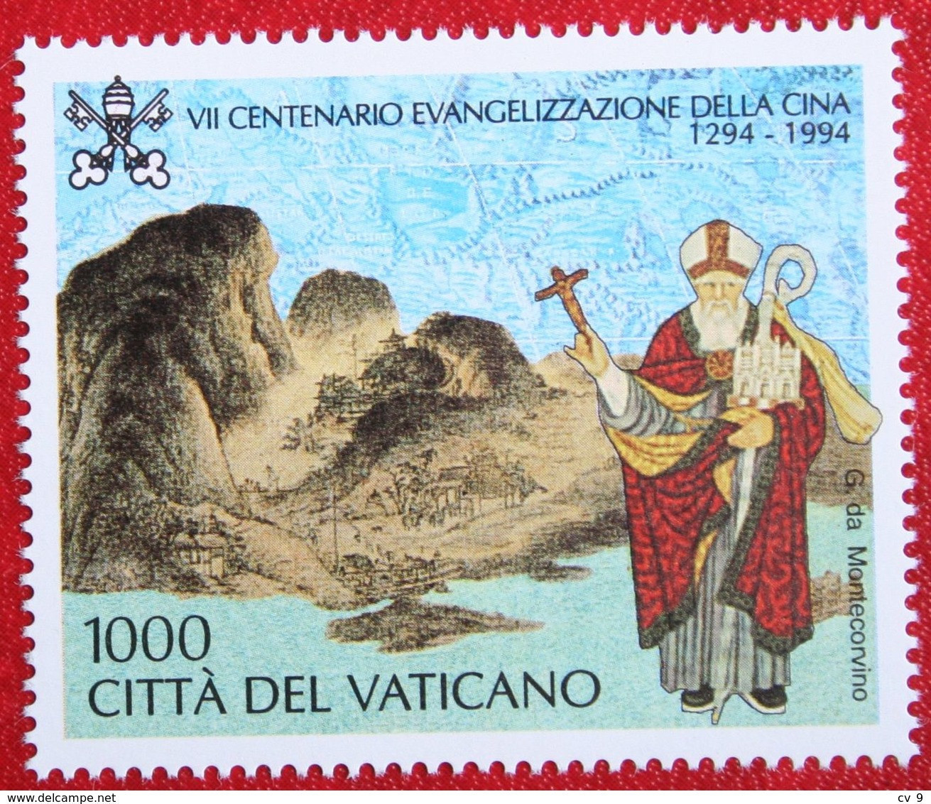 Ankunft Von Johannes Von Montecorvino In China 1994 Mi 1127 Yv 986 POSTFRIS / MNH / ** VATICANO VATICAN VATICAAN - Unused Stamps