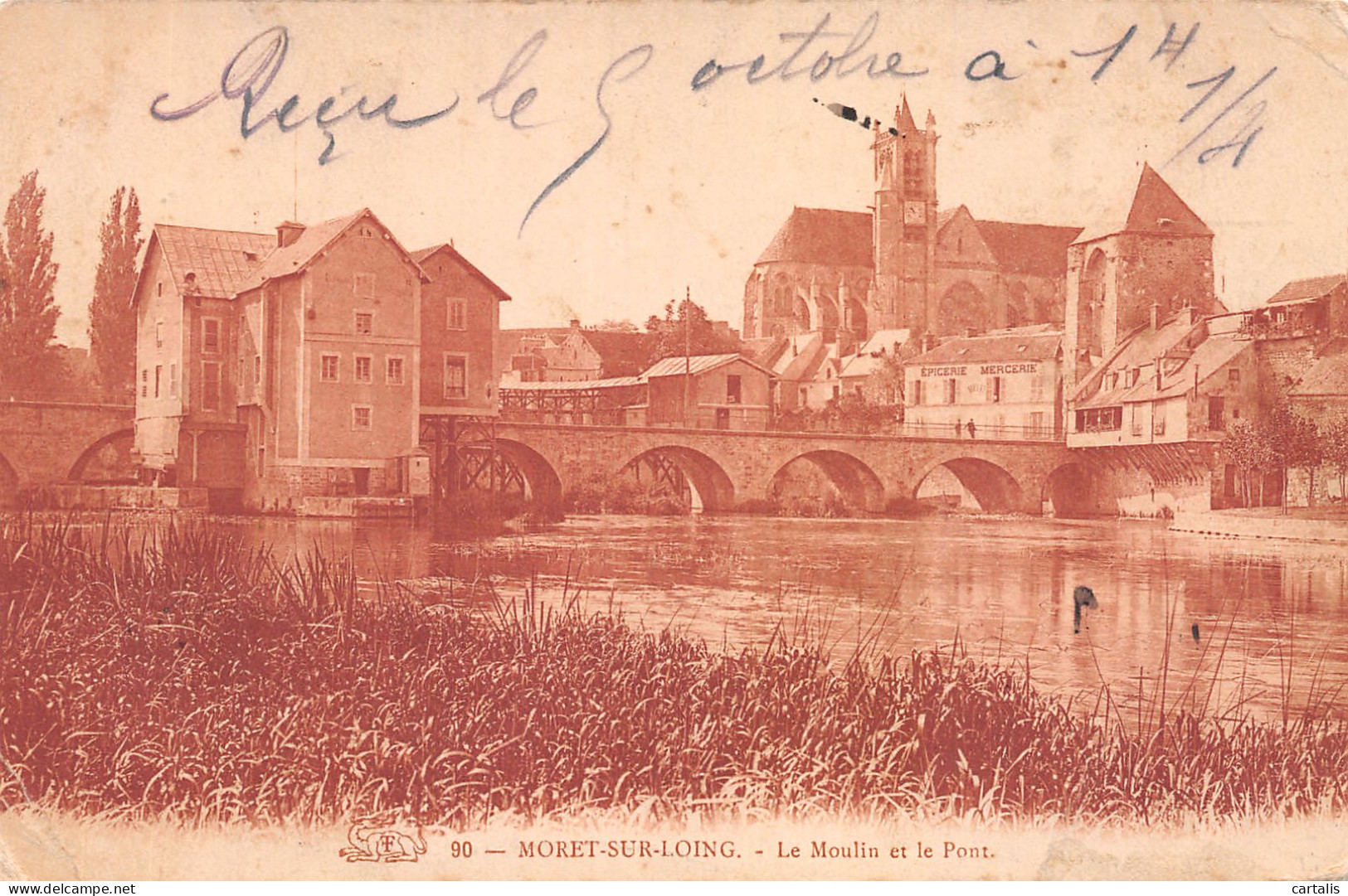 77-MORET SUR LOING-N°4227-F/0389 - Moret Sur Loing