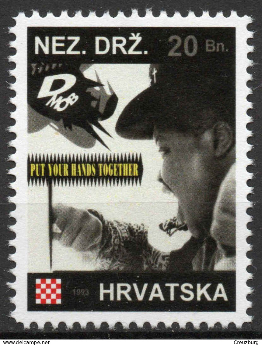 D Mob - Briefmarken Set Aus Kroatien, 16 Marken, 1993. Unabhängiger Staat Kroatien, NDH. - Croatia