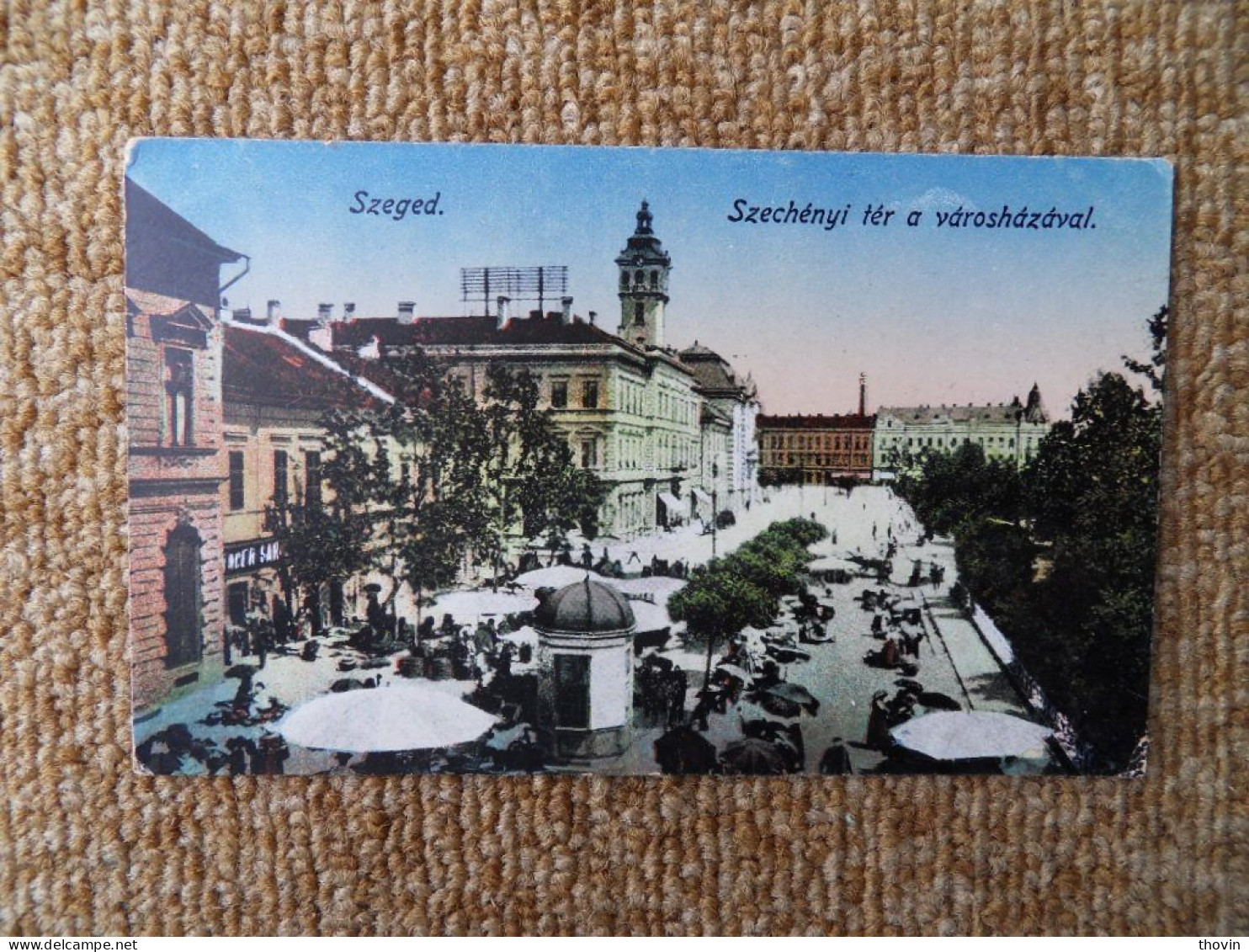 KB11/1121-Hongrie Szeged 1919 Szechényi Tér A Varoshazaval - Hongrie