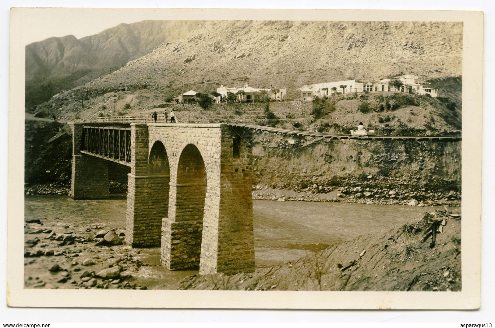 Puente Cacheuta Mendoza Carte Photo - Argentine