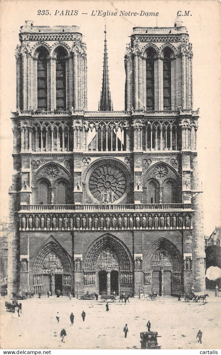 75-PARIS L EGLISE NOTRE DAME-N°4228-C/0257 - Notre Dame De Paris