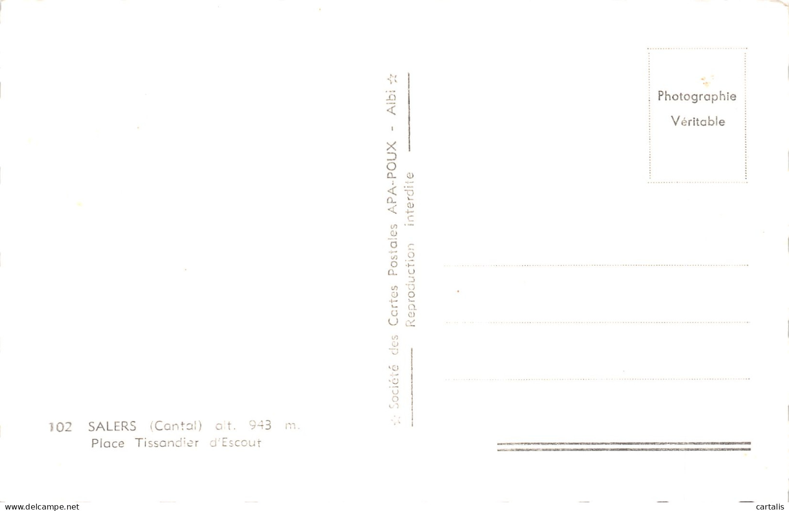 15-SALERS-N°4228-C/0215 - Sonstige & Ohne Zuordnung