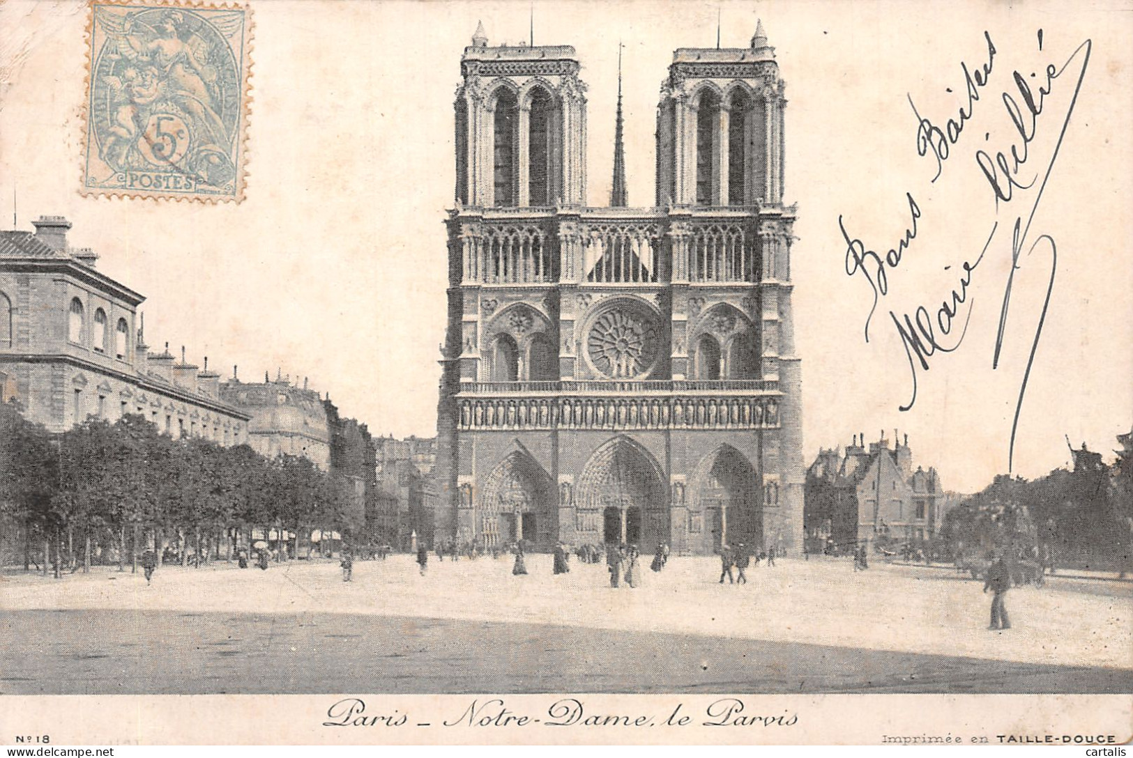 75-PARIS NOTRE DAME-N°4228-C/0193 - Notre Dame De Paris