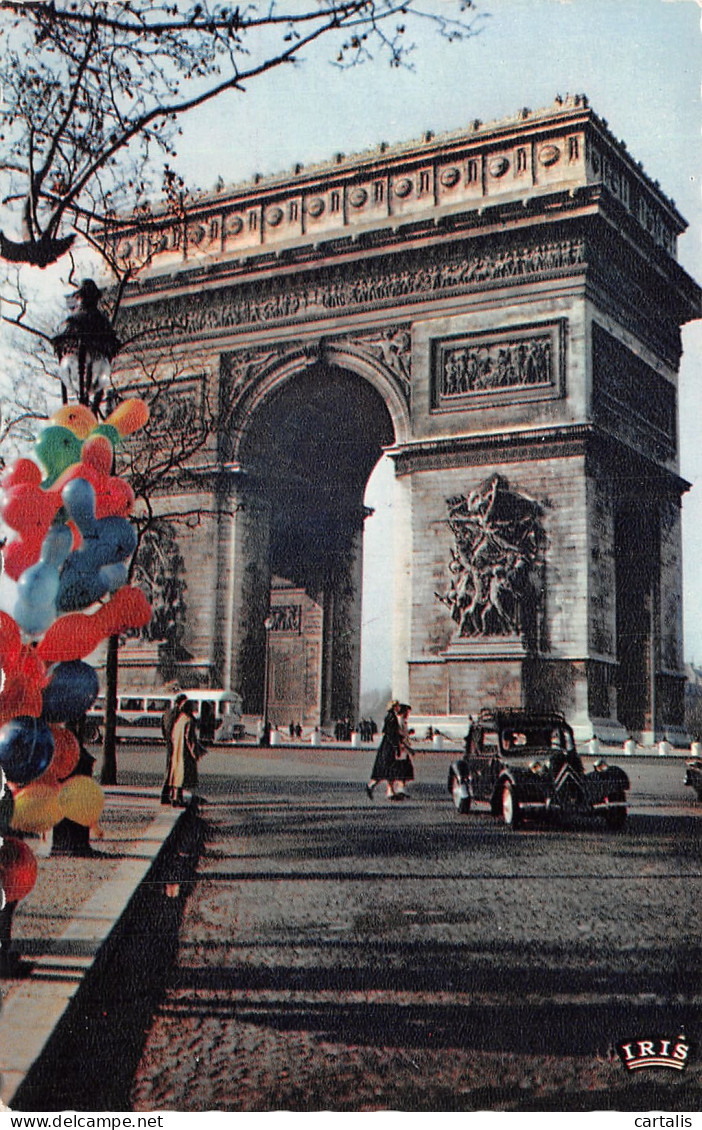 75-PARIS L ARC DE TRIOMPHE-N°4228-C/0185 - Arc De Triomphe