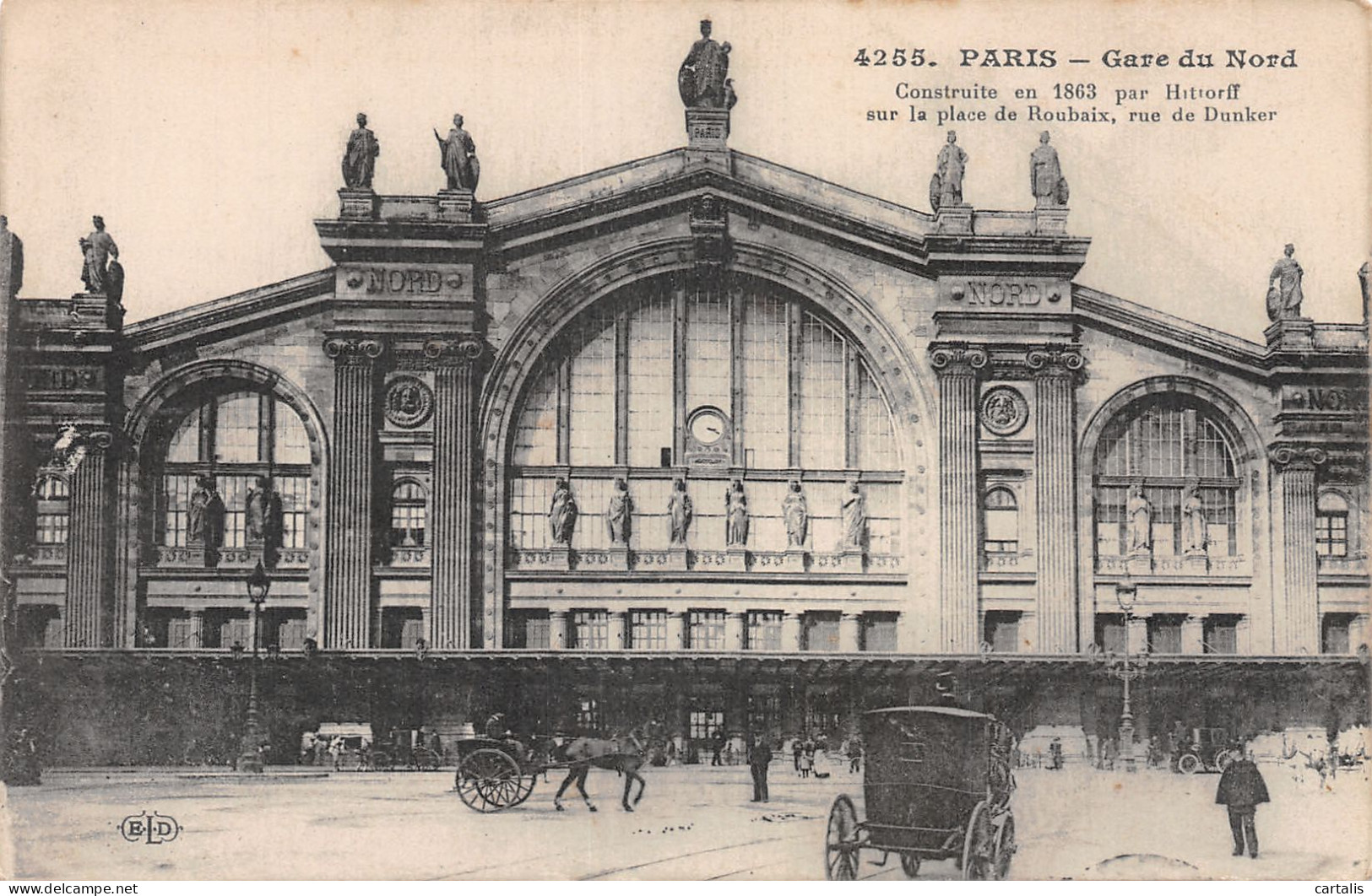 75-PARIS GARE DU NORD-N°4228-C/0111 - Métro Parisien, Gares