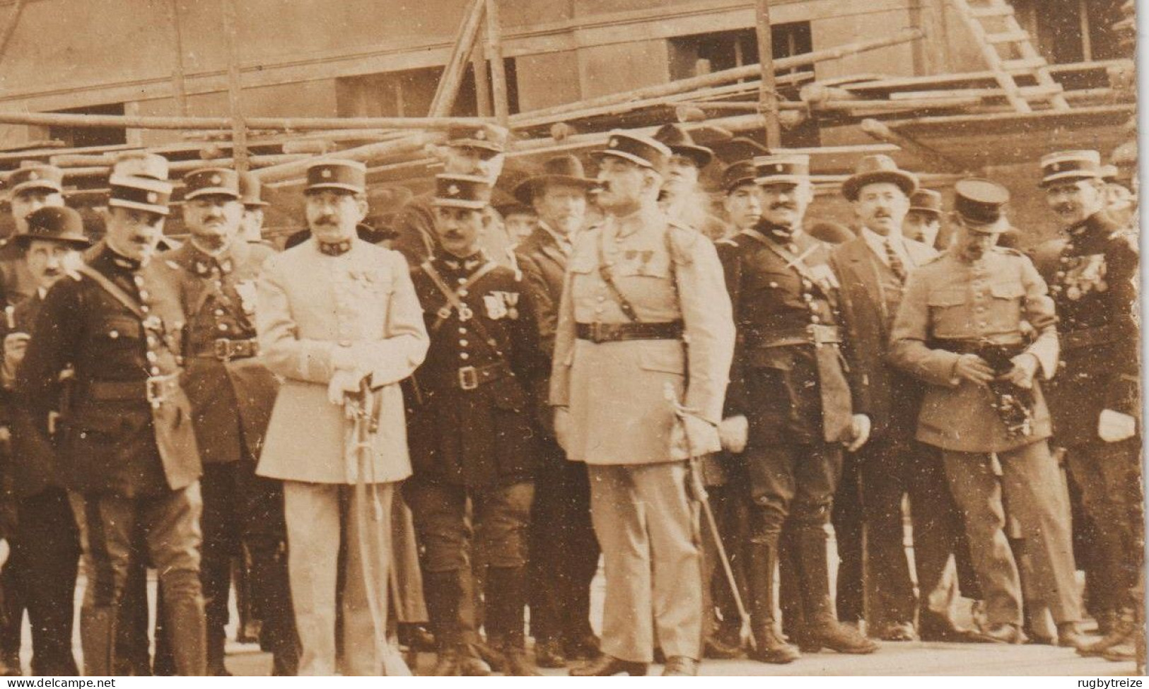 7789 DUSSELDORF - HINDENBURG WALL - Cérémonie 1923 ? WW1 MILITARIA SOLDAT SOLDATS FRANCAIS - Duesseldorf