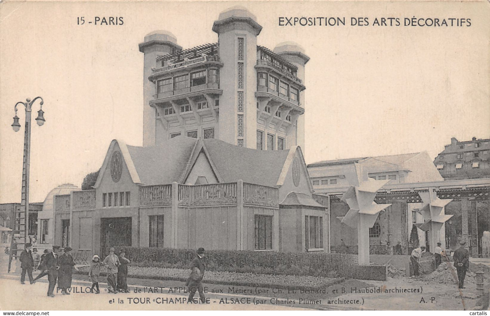 75-PARIS EXPO DES ARTS DECORATIFS TOUR DE CHAMPAGNE-N°4228-B/0109 - Exhibitions
