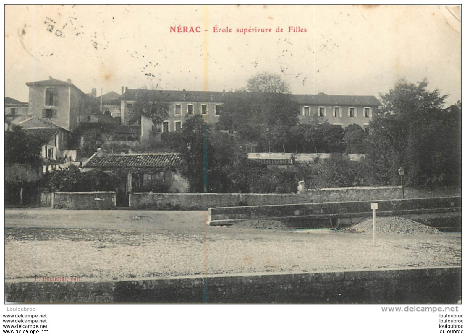 NERAC ECOLE SUPERIEURE DE FILLES - Nerac