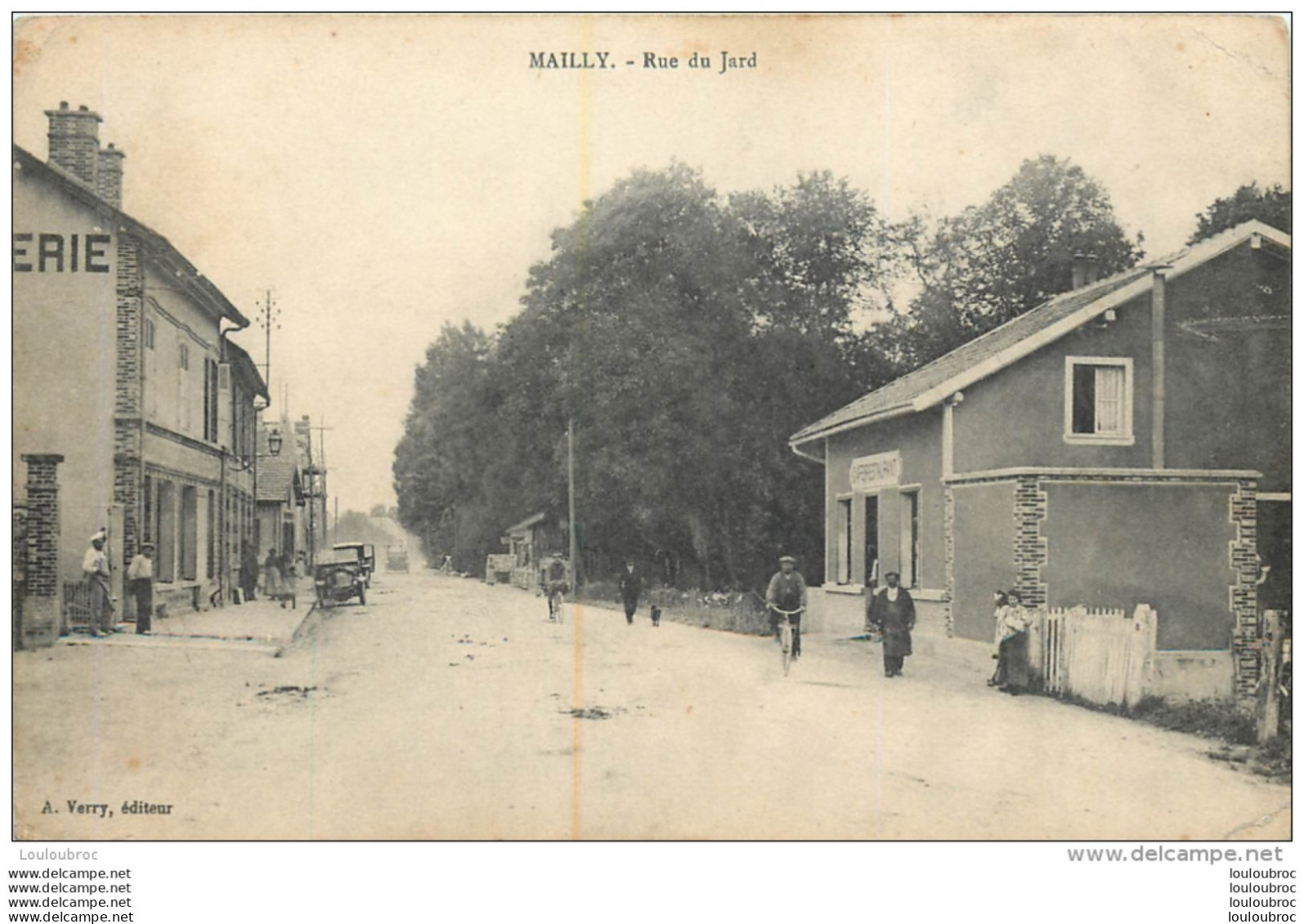 MAILLY LE CAMP RUE DU JARD - Mailly-le-Camp