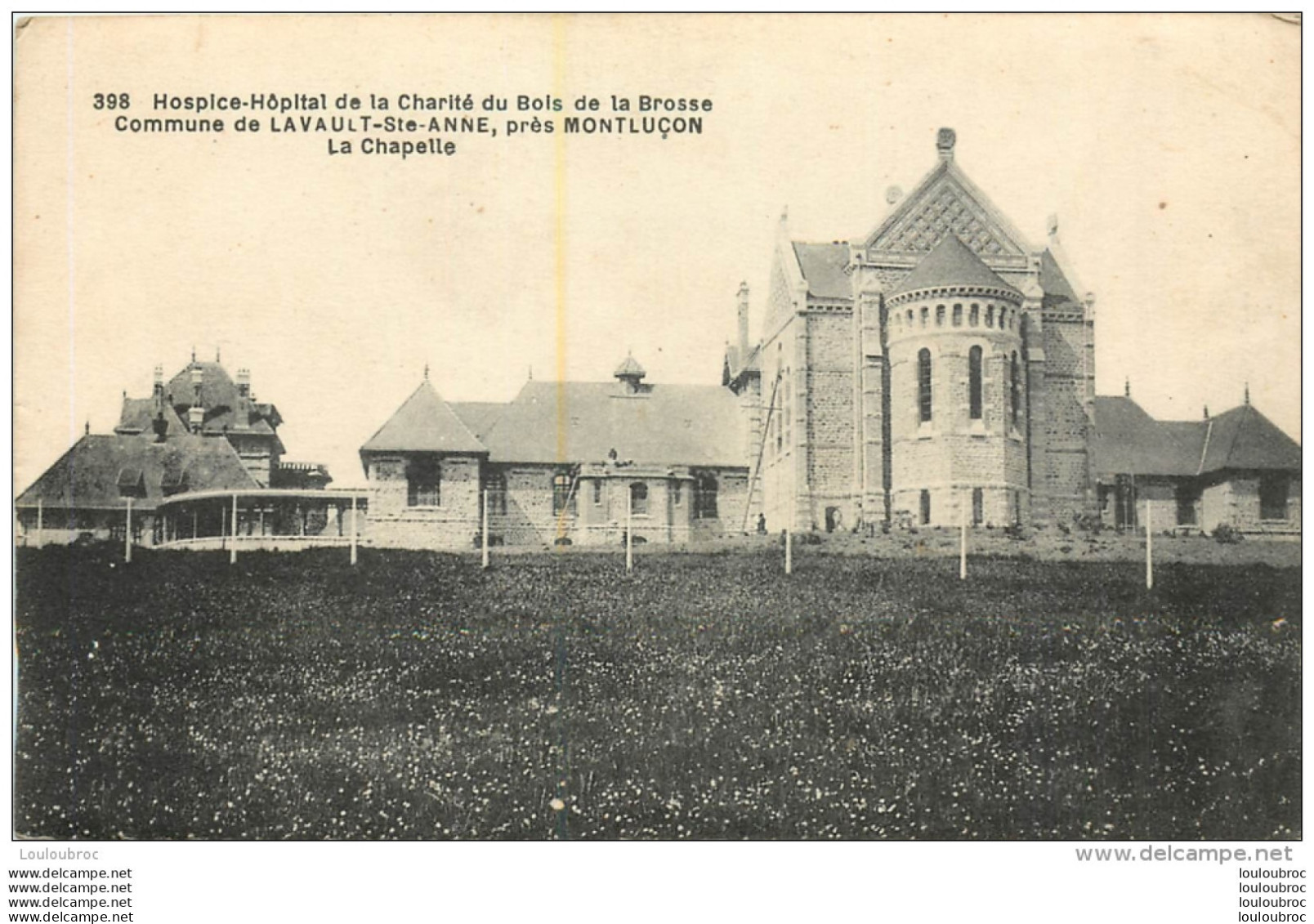 HOSPICE HOPITAL DE LA CHARITE DU BOIS DE LA BROSSE COMMUNE DE LAVAULT STE ANNE - Autres & Non Classés