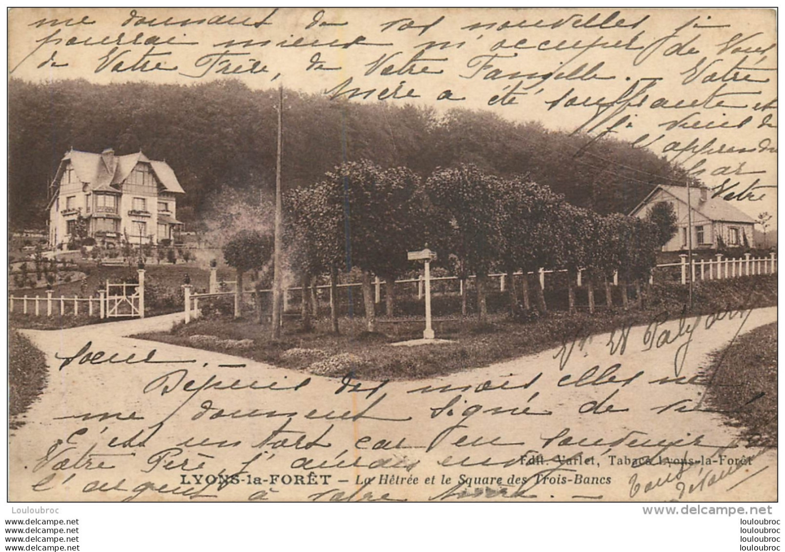 LYONS LA FORET LA HETREE ET LE SQUARE DES TROIS BANCS - Lyons-la-Forêt