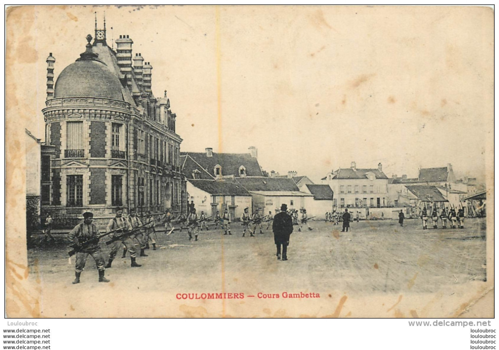 COULOMMIERS COURS GAMBETTA  LES SOLDATS - Coulommiers