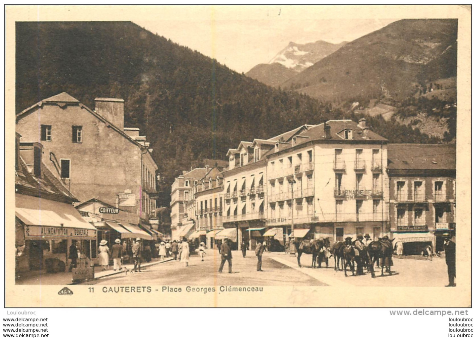 CAUTERETS PLACE GEORGES CLEMENCEAU - Cauterets