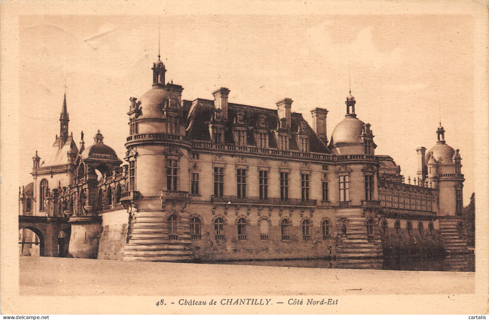 60-CHANTILLY LE CHATEAU-N°4228-F/0317 - Chantilly