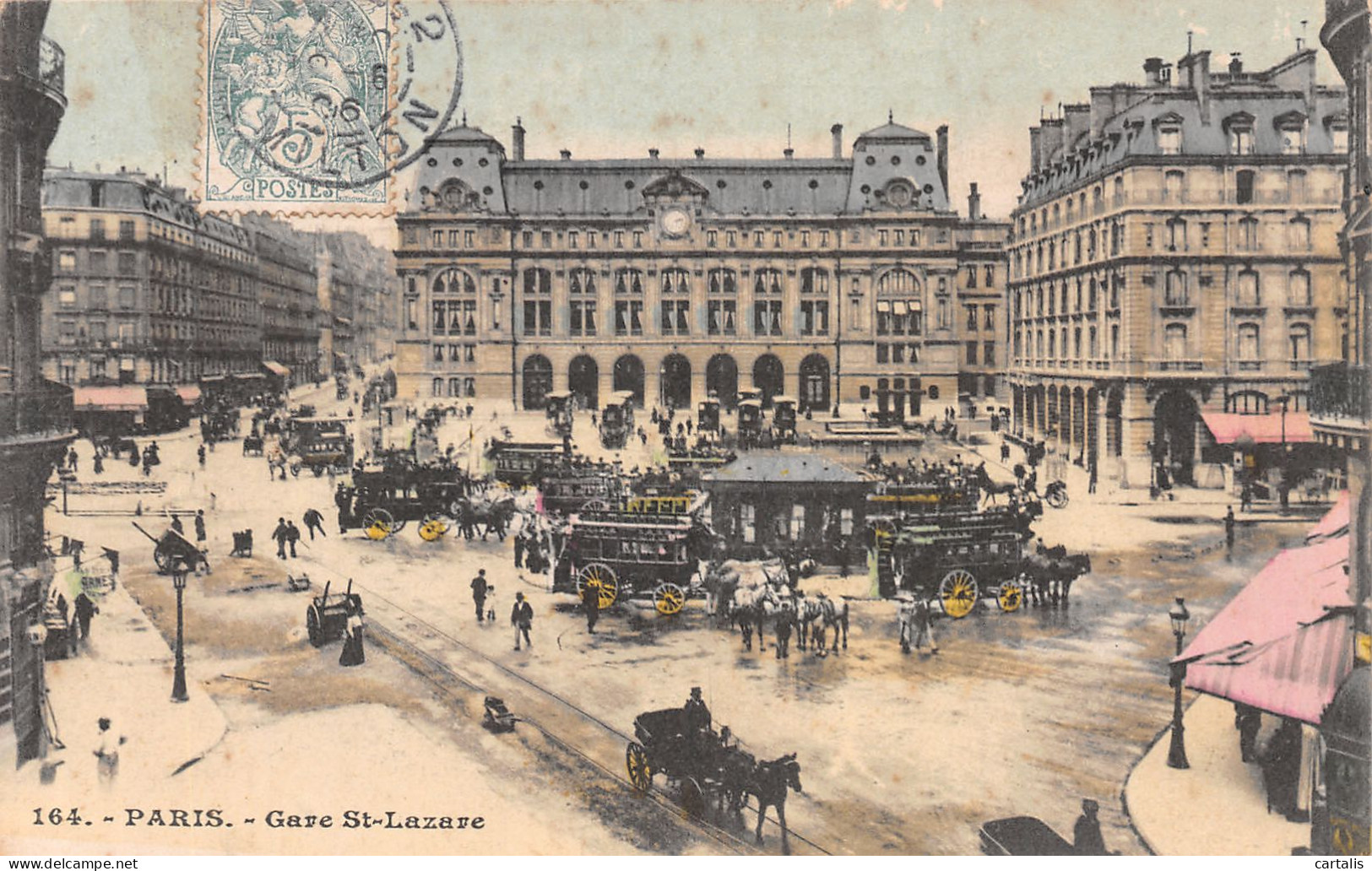 75-PARIS GARE SAINT LAZARE-N°4228-F/0267 - Métro Parisien, Gares