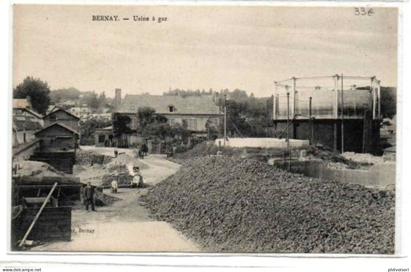 BERNAT USINE A  GAZ ANIMEE - Bernay