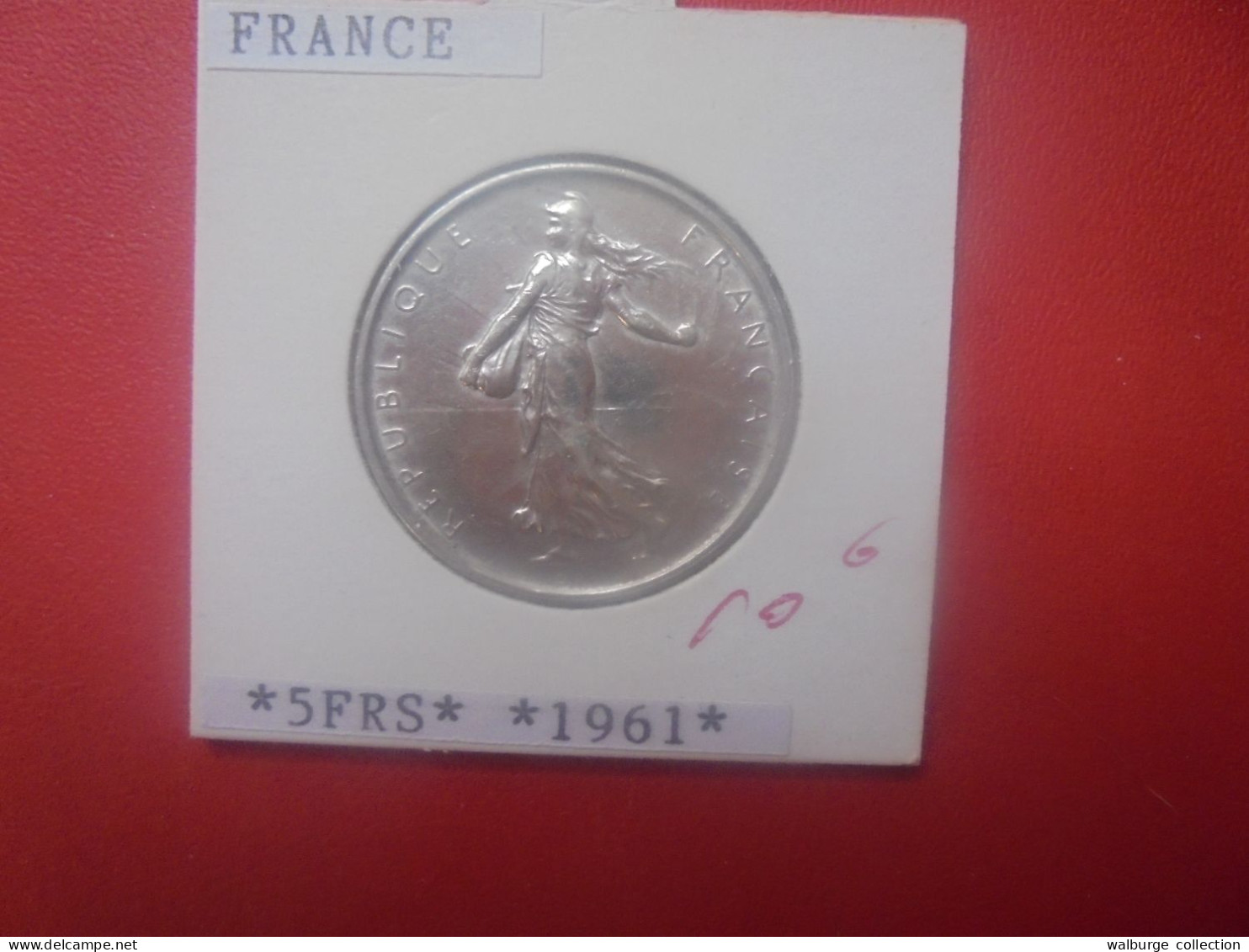 FRANCE 5 FRANCS 1961 ARGENT Belle Qualité (A.1) - 5 Francs