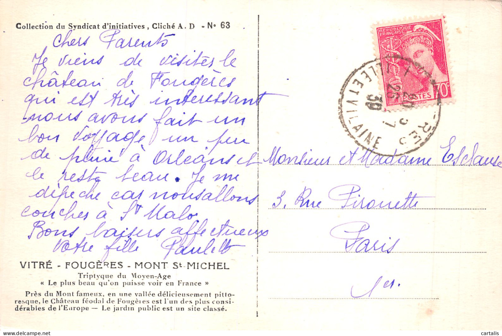 35-FOUGERES-N°4228-E/0185 - Fougeres