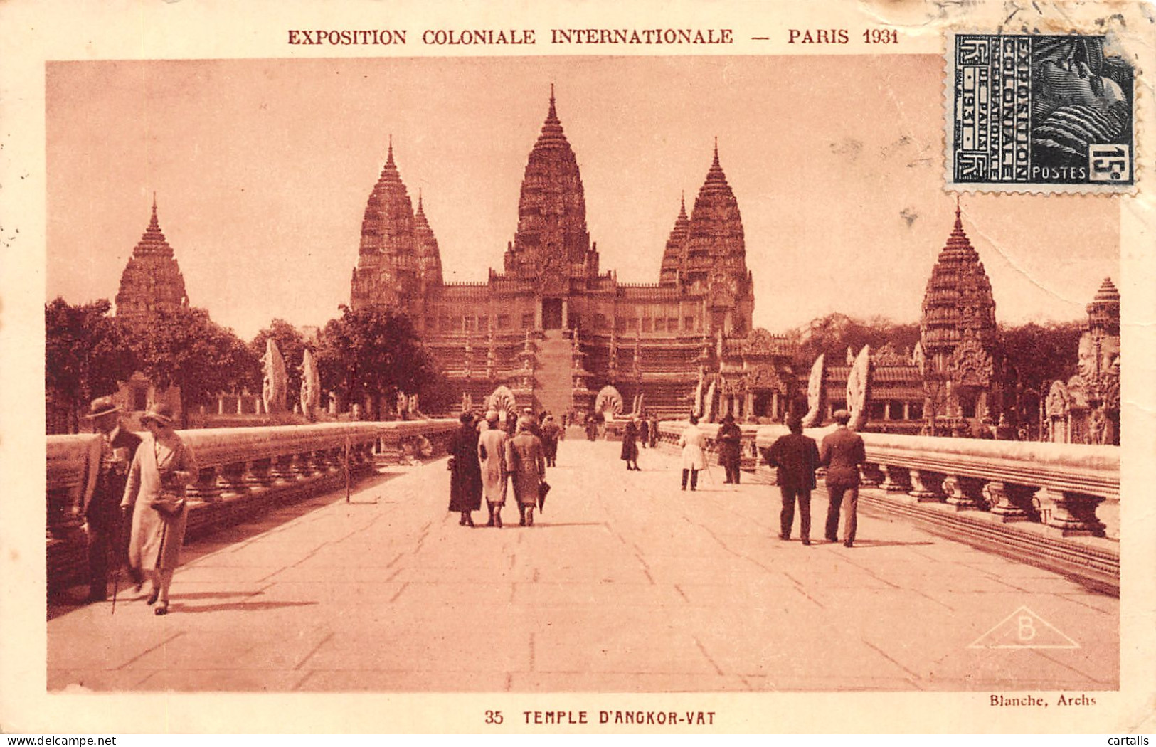 75-PARIS EXPO COLONIALE INTERNATIONALE ANGKOR VAT-N°4228-E/0017 - Expositions