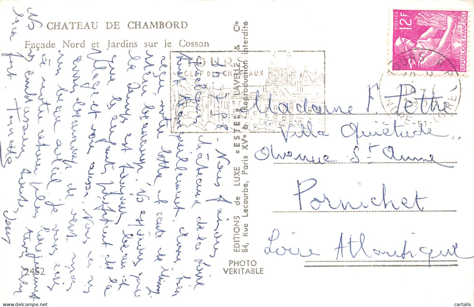 41-CHAMBORD LE CHATEAU-N°4228-E/0015 - Chambord