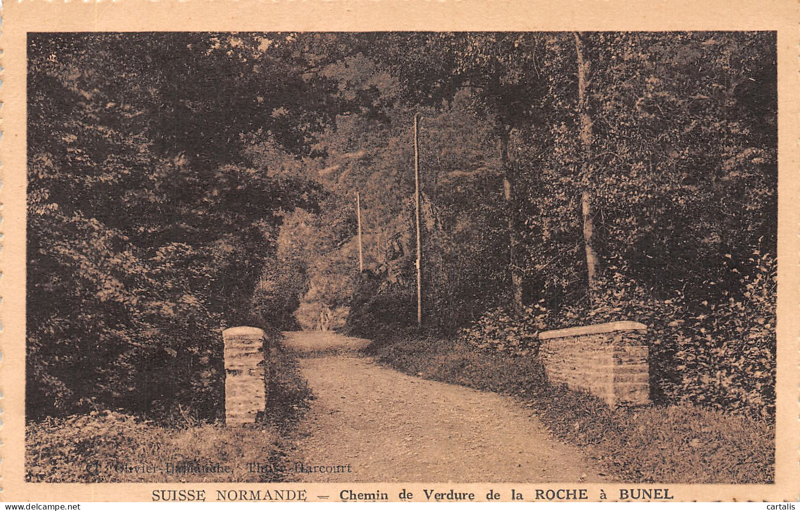 ET-SUISSE NORMANDE CHEMIN DE VERDURE DE LA ROCHE A BUNEL-N°4228-D/0357 - La Roche