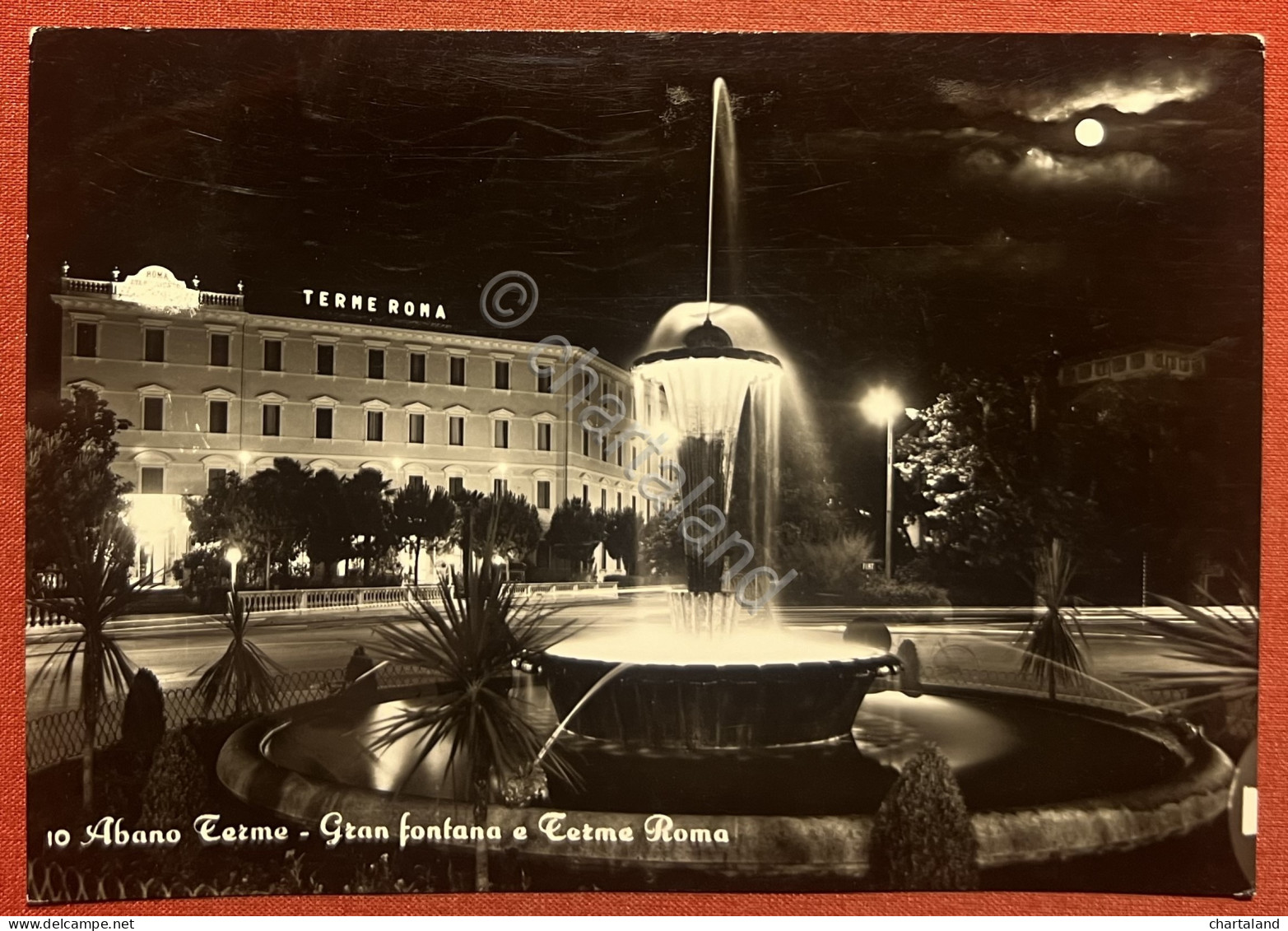 Cartolina - Abano Terme ( Padova ) - Gran Fontana E Terme Roma - 1964 - Padova (Padua)