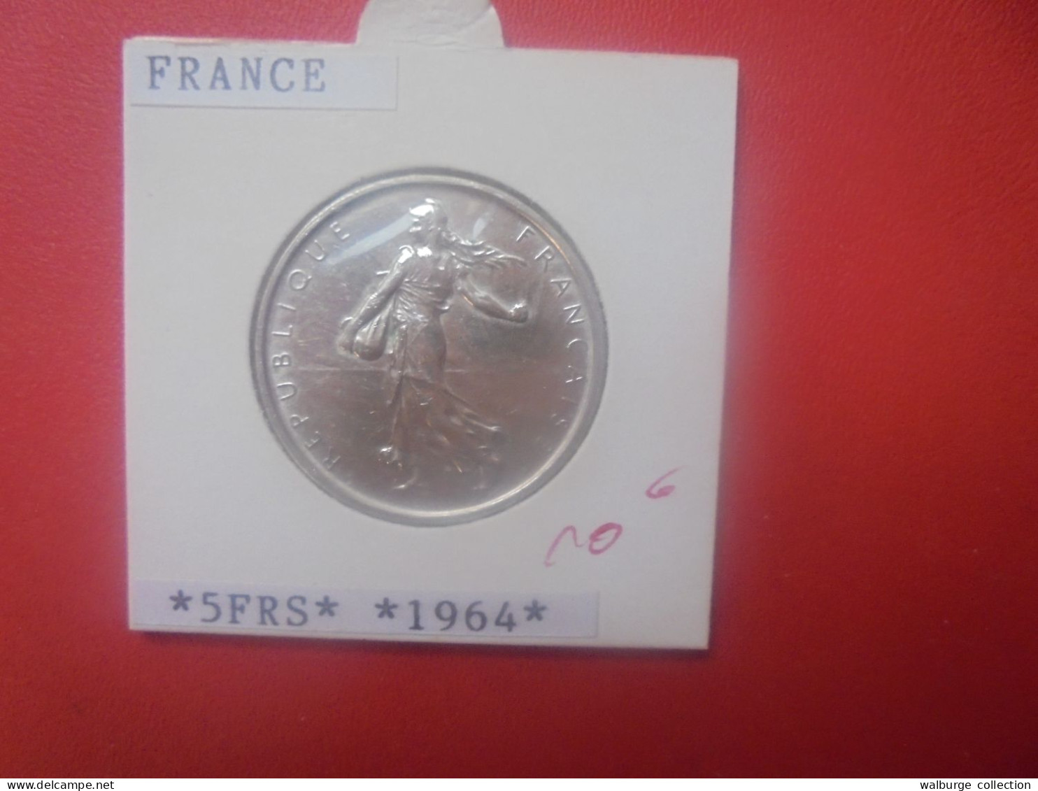 FRANCE 5 FRANCS 1964 ARGENT Belle Qualité (A.1) - 5 Francs