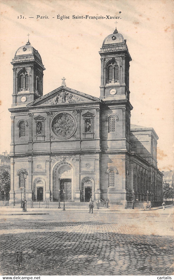 75-PARIS EGLISE SAINT FRANCOIS XAVIER-N°4228-H/0037 - Churches