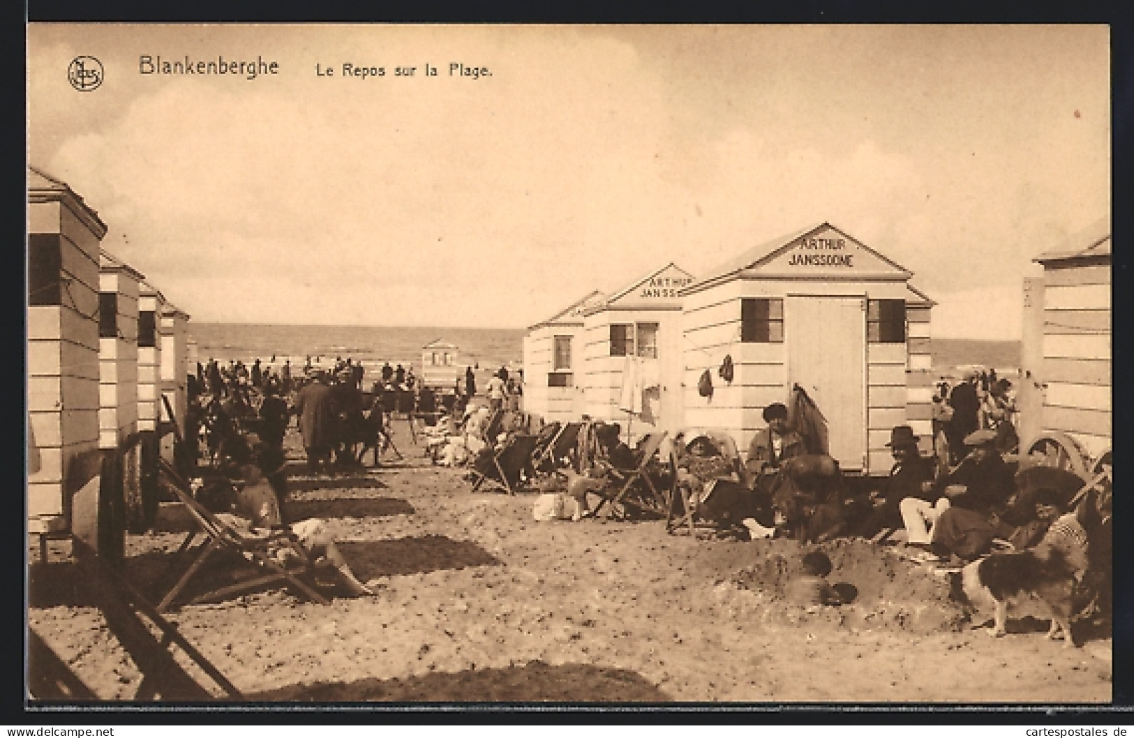 AK Blankenberghe, Le Repos Sur La Plage  - Altri & Non Classificati