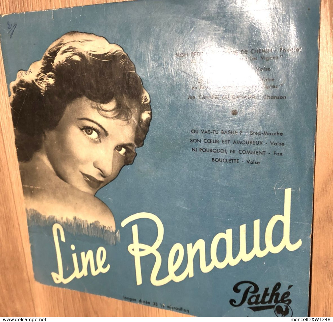 Line Renaud - 33 T 25 Cm Mon Petit Bonhomme De Chemin (1952) - Collector's Editions