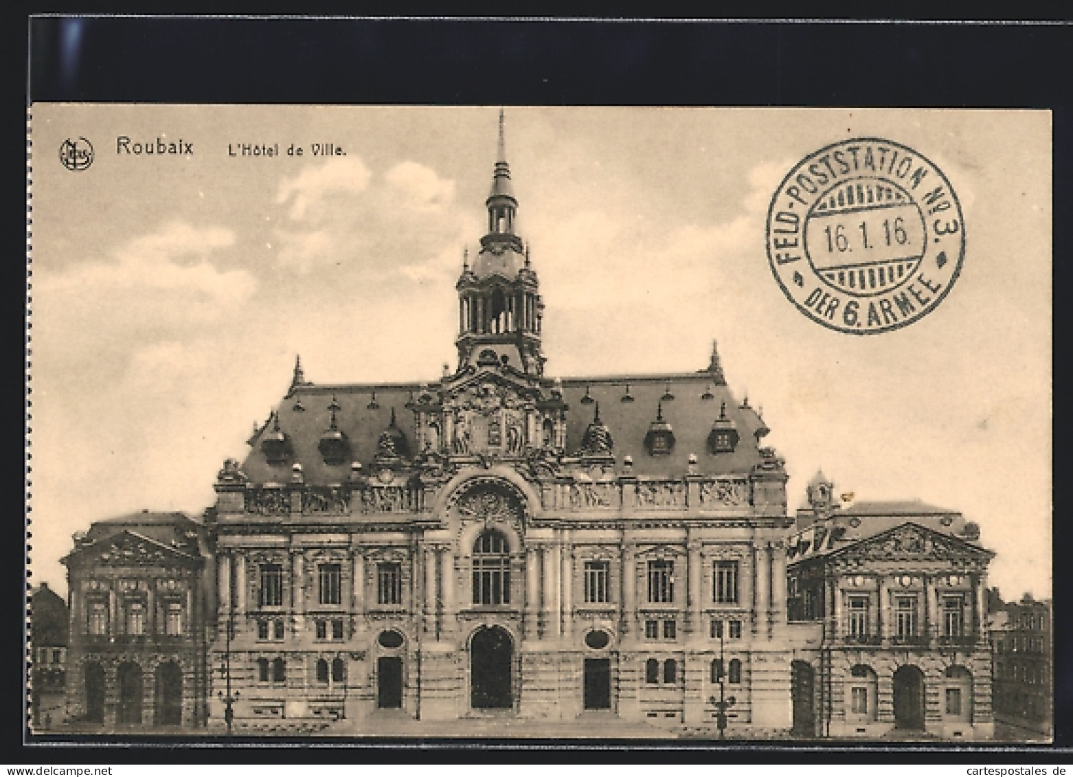 AK Roubaix, L`Hôtel De Ville  - Sonstige & Ohne Zuordnung