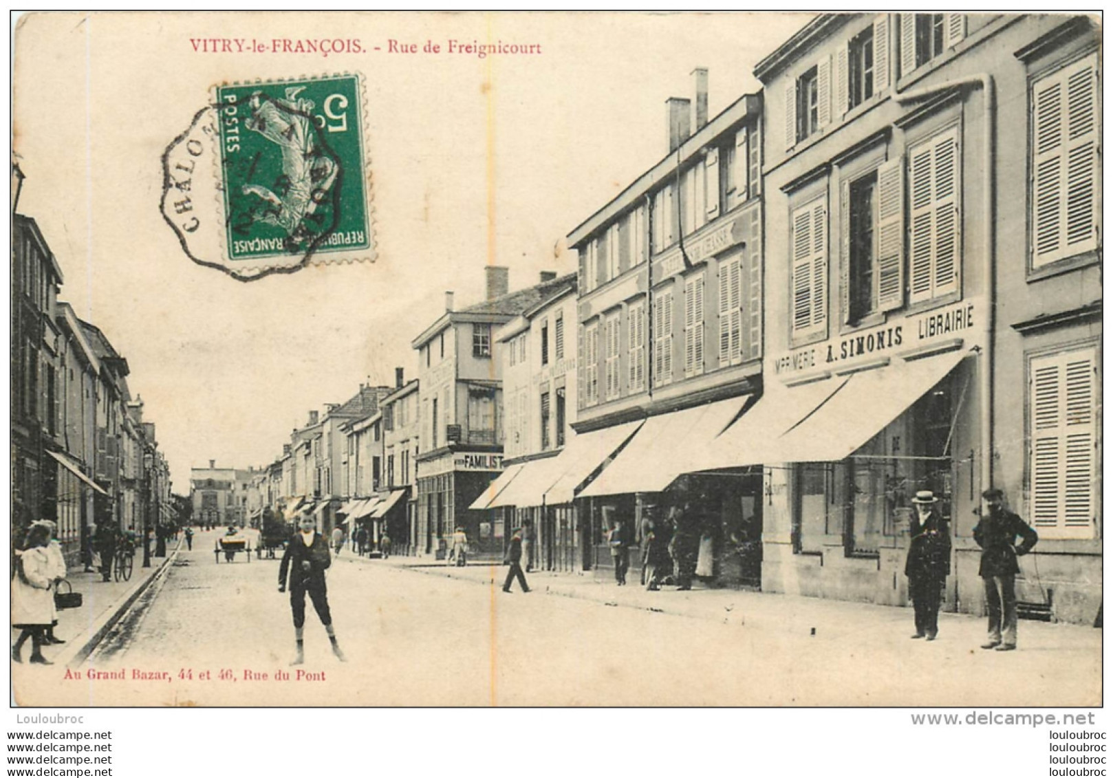 VITRY LE FRANCOIS RUE DE FREIGNICOURT - Vitry-le-François