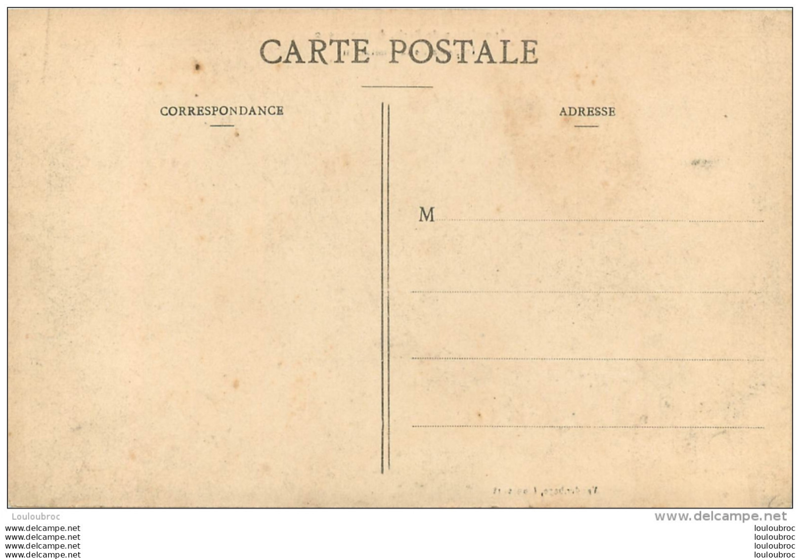 PARIS IMPASSE DE LA VISITATION INONDATION JANVIER 1910 - Arrondissement: 07