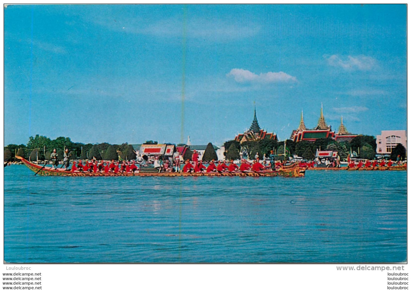 BANGKOK THE ROYAL BARGES PROCESSION  VOIR LES 2 SCANS - Thailand