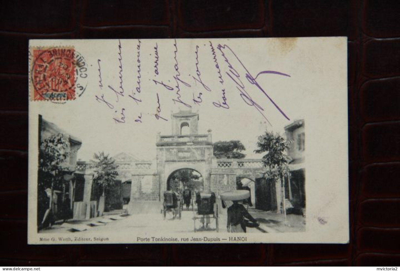 VIETNAM - HANOI : Porte TONKINOISE, Rue Jean DUPUIS. - Vietnam