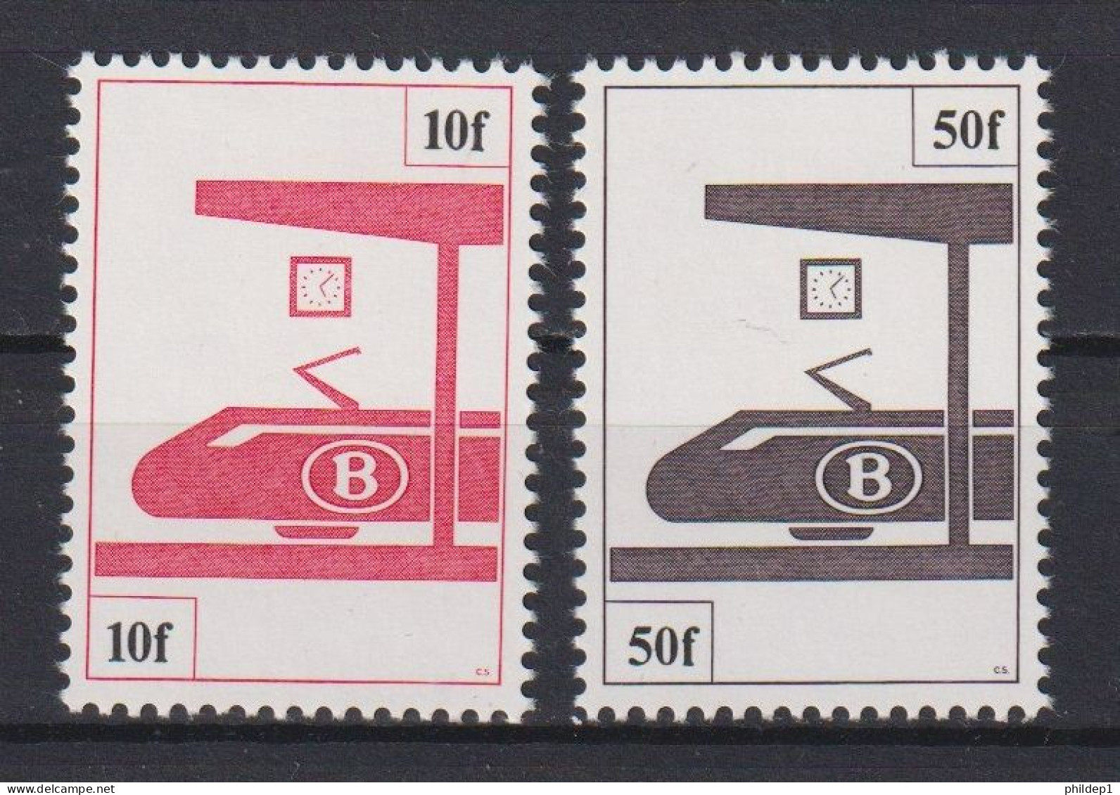 Belgique: COB N° TR 455P6 & 457P6 **, MNH, Neuf(s). TTB !!!, Voir Le(s) Scan(s) !!! - Neufs