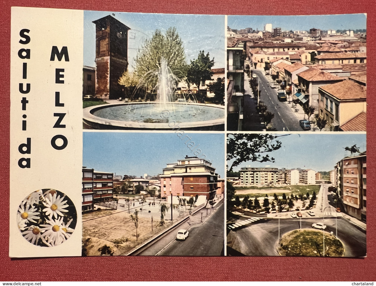 Cartolina - Saluti Da Melzo ( Milano ) - Vedute Diverse - 1973 - Milano (Milan)
